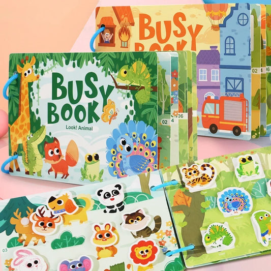 BusyBook Montessori™ Diversión y aprendizaje sin pantallas